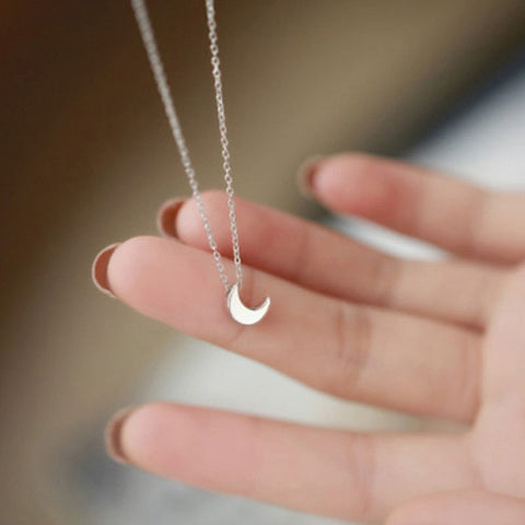 2019 Fashion Heart Leaf Star Moon Necklace Crystal Pendant Necklace Chain Round Coin Women Statement Jewelry Wholesale Necklaces