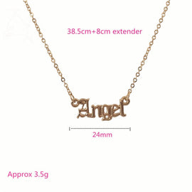 High Quality 2019 New Fashion Jewelry Gold Babygirl Letter Necklace Name Pendants Lovely Gift for the Mom