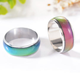 3Pcs Women Men Temperature Emotion Feeling Color Changing Mood Ring Jewelry