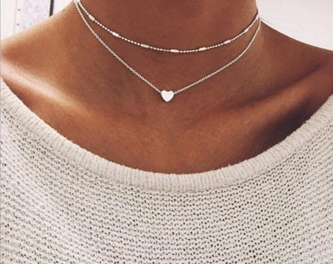 Hottest Fashion Casual Personality Circle Lariat Pendant Gold Color Necklace High Quality Simple Choker Necklaces Women