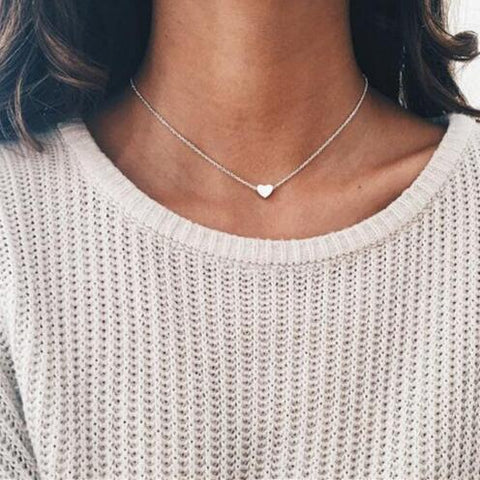 Hottest Fashion Casual Personality Circle Lariat Pendant Gold Color Necklace High Quality Simple Choker Necklaces Women