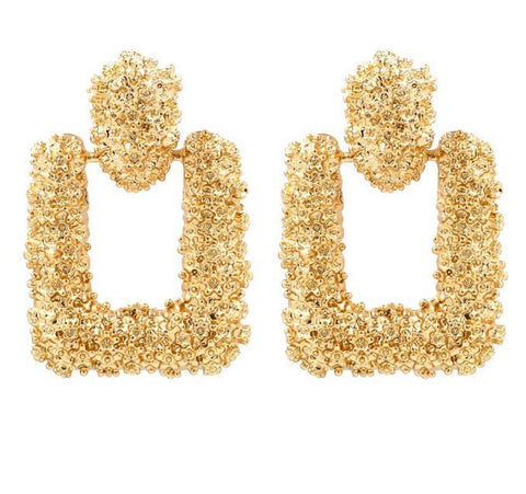 Big Drop Earrings for Women Geometric Statement Earrings female 2019 Fashion Modern Jewelry hanging kolczyki oorbellen