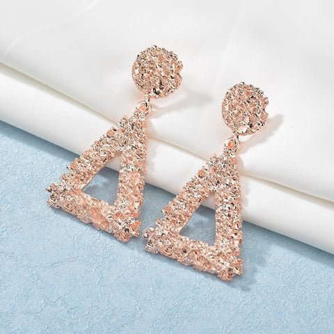 Big Drop Earrings for Women Geometric Statement Earrings female 2019 Fashion Modern Jewelry hanging kolczyki oorbellen