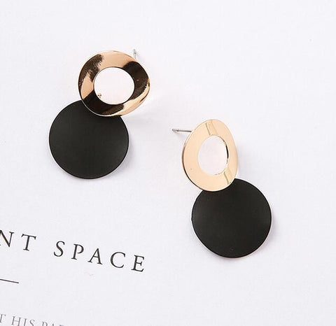 Statement Tortoiseshell Acetate Resin Acrylic Za Drop Earrings colorful Earing Gold Geometric Earings Fashion Jewelry 2019 New