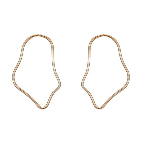 Design New Fashion Hollow Face/Hand Shape Statement Drop Earrings For Women Jewelry Abstract Art Dangle Earring Wholesale