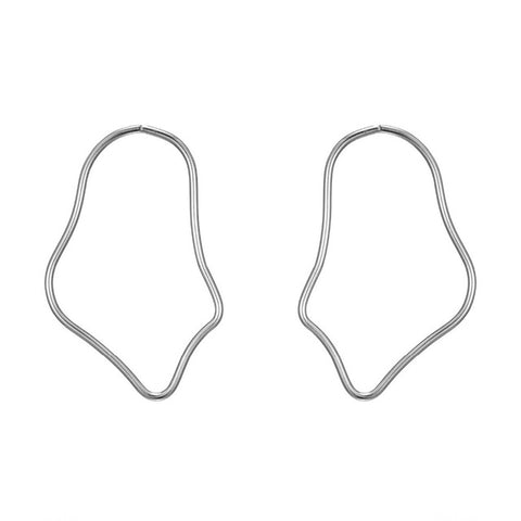 Design New Fashion Hollow Face/Hand Shape Statement Drop Earrings For Women Jewelry Abstract Art Dangle Earring Wholesale