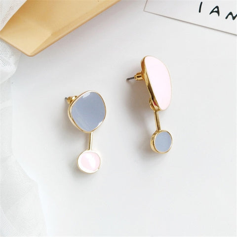 Contracted temperament new earrings bump color female  earrings irregular earrings earrings restoring ancient ways