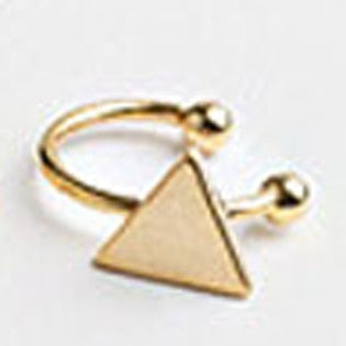 1PC Fashion Small Gold Silver Copper Moon Clover Star Heart Triangle No Pierced Earclips Earrings for Women Brincos Bijoux R016